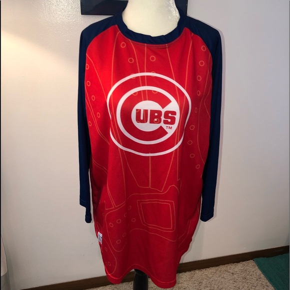 Cubs long sleeve shirt. Made by Sports rate, size L - Picture 2 of 4